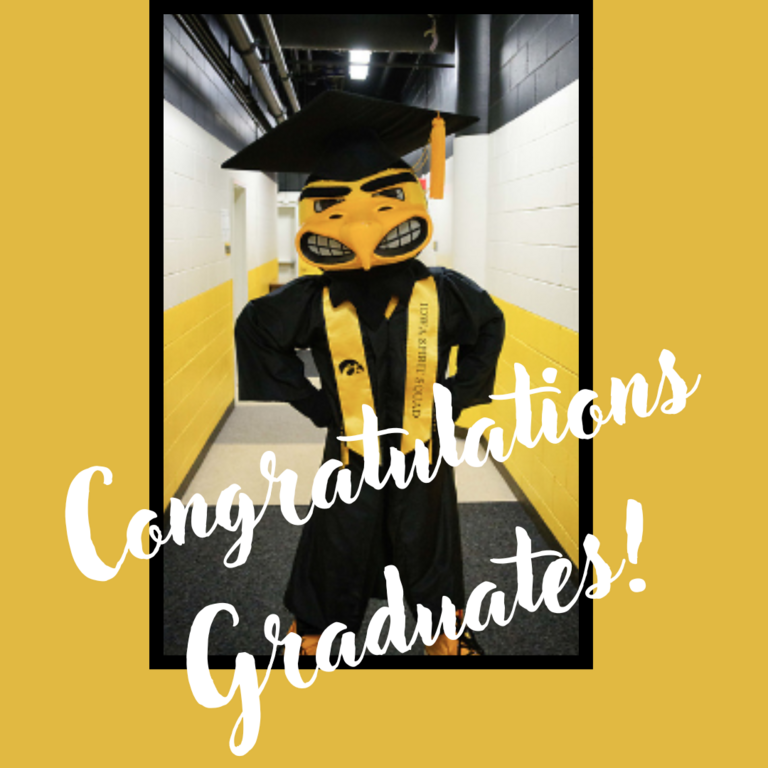Herky in Cap and Gown